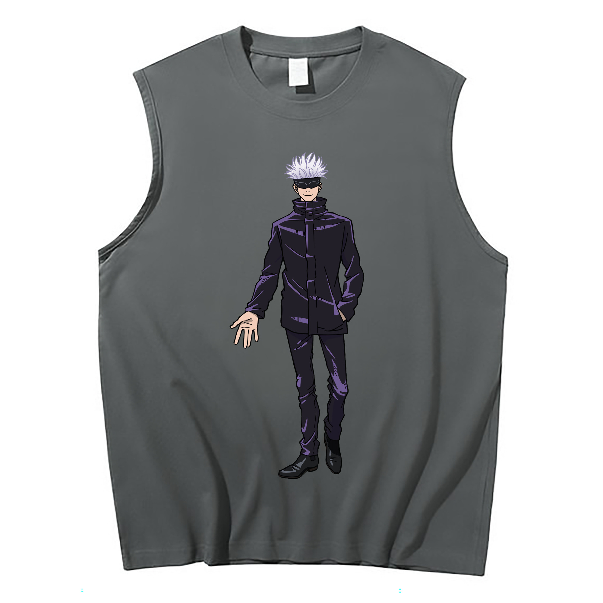 （画像用） 呪術廻戦 Jujutsu Kaisen コットン100％タンクトップ（フロントプリント）